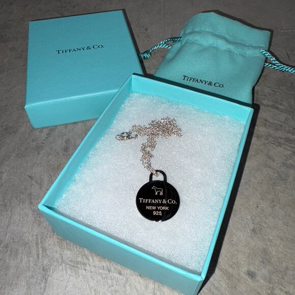 Tiffany x Beyoncé Return to Tiffany Medium Necklace Sterling Silver - Picture 6 of 7